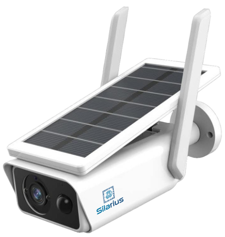 Silarius SIL-SOLARB3MPWIFI36 Bullet 3MP 3.6MM Solar Powered WiFi Camera (external removable 3W Solar Panel) by Silarius