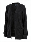 Velvet by Graham & Spencer Long Open-Front Cardigan, Size Small by Vanessa Jane