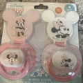 Minnie Mouse Pacifiers Set ~ 2 Pacifiers, 2 Clips ~ BPA Free Silicone for Babies by Price Is Right Miami