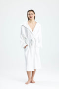 Muslin White Bathrobe by NoaPure.com