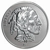 1oz .999 Fine AG Silver Round - Buffalo Indian Stamped
