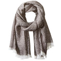 David & Young Womens Herringbone Blanket Wrap, Black, One Size by Vanessa Jane
