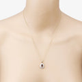 2.01 Ct Genuine Pear Brown Diamond 18K Yellow Gold Statement Pendant by Fine Color Jewels