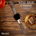Wine, Beer, & Booze HD Fitbit Versa 3 & Sense 1 Watch Band by Affinity Bands