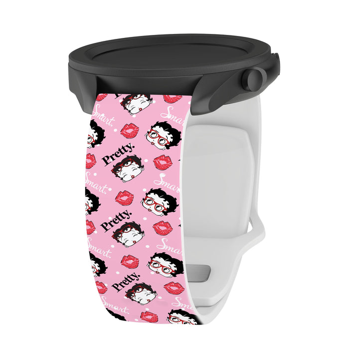Betty Boop Girl Power HD Watchband for Samsung, Garmin, Fossil, and More for Samsung, Garmin, Fossil, and More by Affinity Bands