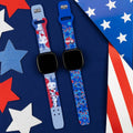 Betty Boop Red White & Boop HD Fitbit Versa 3 and Sense 1 Watch Band by Affinity Bands
