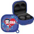 Betty Boop Red White & Boop HDX Samsung Galaxy Buds Pro Case Cover by Affinity Bands