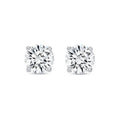 2 Ct Round Lab Created Grown Diamond Earrings 950 Platinum E/VVS Basket Screw by DailySale