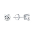 2 Ct Round Lab Created Grown Diamond Earrings 950 Platinum E/VVS Basket Screw by DailySale