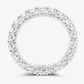2 ct Round Lab Grown Diamond Prong 14K White Gold Eternity Band Ring by Fine Color Jewels