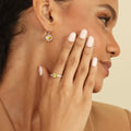2 Ct Round Yellow Sapphire Prong Rhodium over Silver Solitaire Ring by Fine Color Jewels