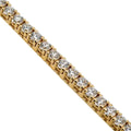 2 Ct TW Round-Cut Natural Diamond Tennis Bracelet 14K Gold 7" Women's by DailySale