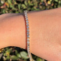 2 Ct TW Round-Cut Natural Diamond Tennis Bracelet 14K Gold 7" Women's by DailySale