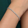 2 Ct TW Round-Cut Natural Diamond Tennis Bracelet 14K Gold 7" Women's by DailySale