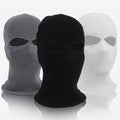 2 Holes Full Face Cover Hood Knitted Balaclava Face Mask by DailySale