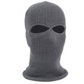 2 Holes Full Face Cover Hood Knitted Balaclava Face Mask by DailySale