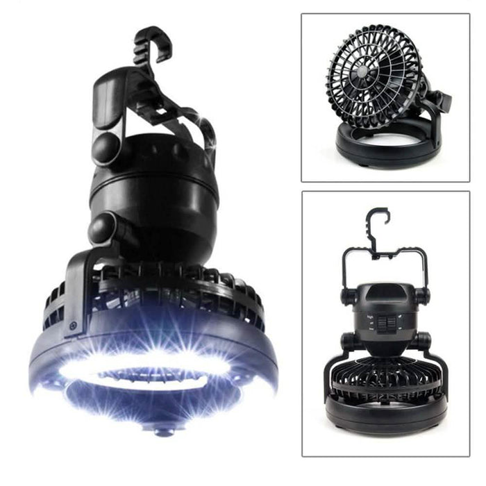 2-in-1 18 LED Camping Light and Ceiling Fan by DailySale