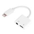 2-in-1 3.5mm Headphone Adapter Charger Audio Splitter Dongle by DailySale