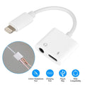 2-in-1 3.5mm Headphone Adapter Charger Audio Splitter Dongle by DailySale