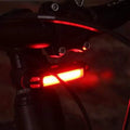 2-in-1 500LM Bicycle USB Rechargeable LED Bike Light Taillight Ultralight Warning Night by DailySale