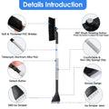 2-in-1 Automobile Snow Shovel Frost Removal with 360¬∞ Pivoting Brush Head by DailySale