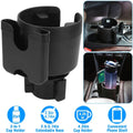 2-in-1 Car Cup Holder with Phone Holder Adjustable Base by DailySale