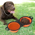 2-in-1 Collapsible Double Dog Bowl by DailySale