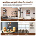 2-in-1 Floating Shelves Wall Mounted with Storage Basket by DailySale