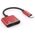 2-in-1 for Lightning Adapter For iPhone 7 8 Plus 10 X by DailySale