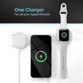 2-in-1 Magnetic Wireless Charger for Both Apple Watch and iPhone by DailySale