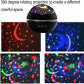 2-in-1 Ocean Star Night Light Projector Lamp 360 Degree Rotating by DailySale