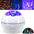 2-in-1 Ocean Star Night Light Projector Lamp 360 Degree Rotating by DailySale