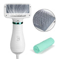 2-in-1 Pet Hair Dryer Blower Slicker Brush Portable Dog Cat Grooming Low Noise by DailySale