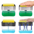 2-in-1 Soap Dispenser Pump with Sponge Holder by DailySale