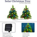 2-in-1 Solar Christmas Tree Lawn Light by DailySale