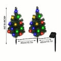 2-in-1 Solar Christmas Tree Lawn Light by DailySale