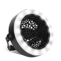 2-in-1 Outdoor Battery/USB Operated Portable Camping LED Fan by DailySale
