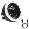 2-in-1 Outdoor Battery/USB Operated Portable Camping LED Fan by DailySale