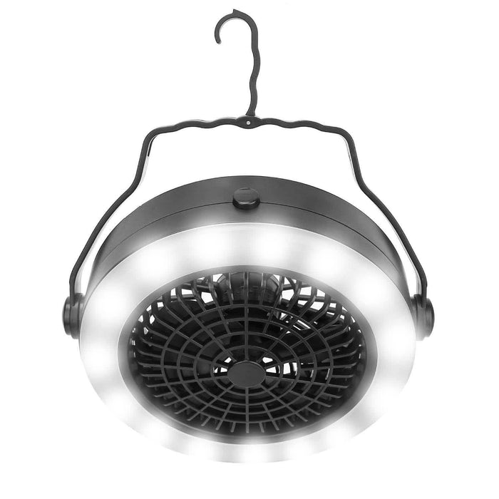 2-in-1 Outdoor Battery/USB Operated Portable Camping LED Fan by DailySale