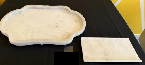 Zodax Marble Trays, Set of 2 by Price Is Right Miami
