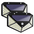 2-Pack: 100-LED Solar Powered Motion Sensor Lights With 270° Wide Angle by DailySale