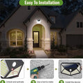 2-Pack: 100-LED Solar Powered Motion Sensor Lights With 270° Wide Angle by DailySale
