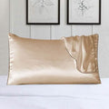 2-Pack: 100% Silk Pillow Cover with Trim by DailySale
