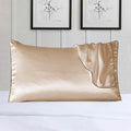 2-Pack 100% Silk Pillow Cover With Trim by DailySale