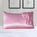 2-Pack: 100% Silk Pillow Cover with Trim by DailySale