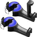 2-Pack: 2-in-1 Car Seat Hooks for Purses and Bags with Phone Holder by DailySale