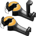 2-Pack: 2-in-1 Car Seat Hooks for Purses and Bags with Phone Holder by DailySale