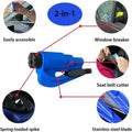 2-Pack: 2-in-1 Emergency Car Escape Tool: Safety Belt Cutter, Metal Safety Hammer & Window Breaker by DailySale