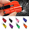 2-Pack: 2-in-1 Emergency Car Escape Tool: Safety Belt Cutter, Metal Safety Hammer & Window Breaker by DailySale