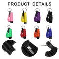 2-Pack: 2-in-1 Emergency Car Escape Tool: Safety Belt Cutter, Metal Safety Hammer & Window Breaker by DailySale